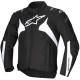 Bunda T-JAWS V4 WATERPROOF, ALPINESTARS (černá/bílá) 2026