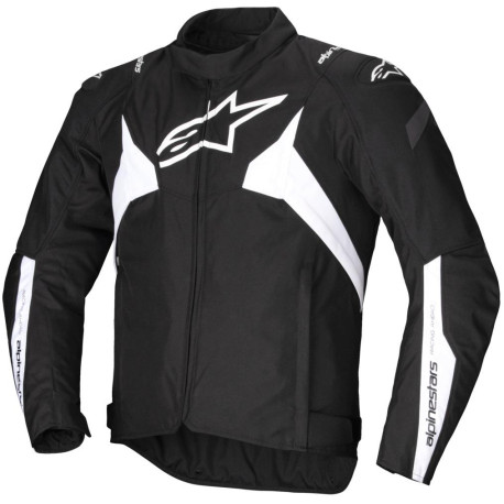 Bunda T-JAWS V4 WATERPROOF, ALPINESTARS (černá/bílá) 2026