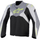 Bunda T-JAWS V4 WATERPROOF, ALPINESTARS (černá/světle šedá/šedá) 2026