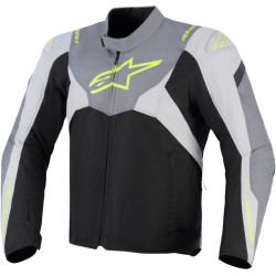 Bunda T-JAWS V4 WATERPROOF, ALPINESTARS (černá/světle šedá/šedá) 2026