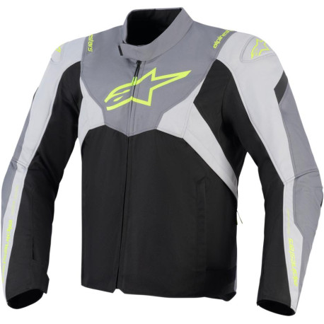 Bunda T-JAWS V4 WATERPROOF, ALPINESTARS (černá/světle šedá/šedá) 2026