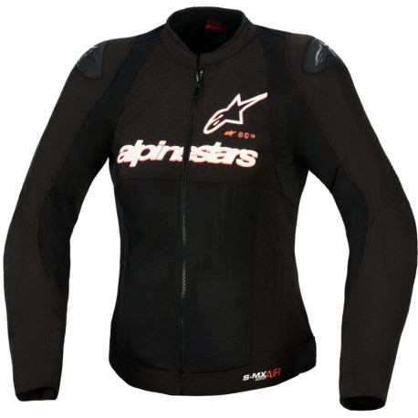 Bunda STELLA SMX AIR, ALPINESTARS (černá/bílá/červená fluo) 2026