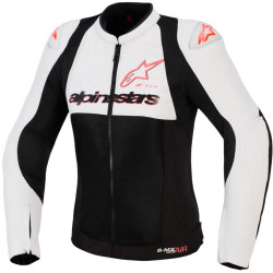 Bunda STELLA SMX AIR, ALPINESTARS (světle šedá/černá/růžová) 2026