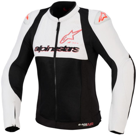 Bunda STELLA SMX AIR, ALPINESTARS (světle šedá/černá/růžová) 2026