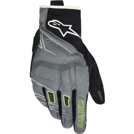 Rukavice MOBLAST WATERPROOF, ALPINESTARS (šedá/černá/žlutá fluo/bílá) 2026
