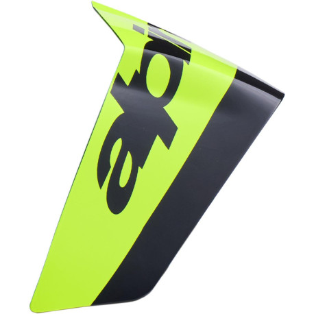 Aerodynamický spoiler pro přilby SUPERTECH R10 ARIUS racing profil, ALPINESTARS (žlutá fluo/černá)
