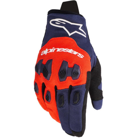 Rukavice PRO-DURA, ALPINESTARS (modrá/oranžová/bílá) 2025