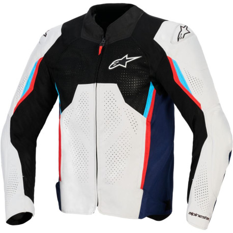 Bunda AST V3 AIR, ALPINESTARS (bílá/modrá/červená/černá) 2026