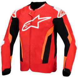 Bunda T-GP AIR, ALPINESTARS (červená/červená fluo/bílá/černá) 2026