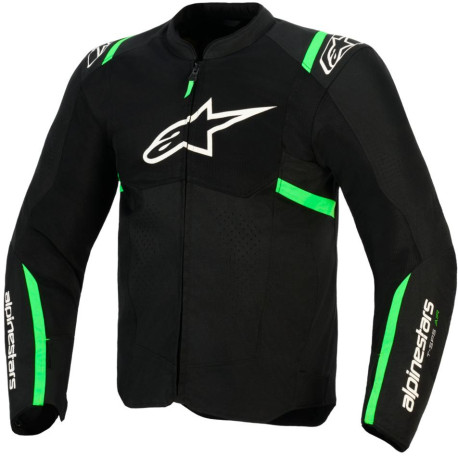 Bunda T-SPS AIR V2, ALPINESTARS (černá/zelená fluo) 2026