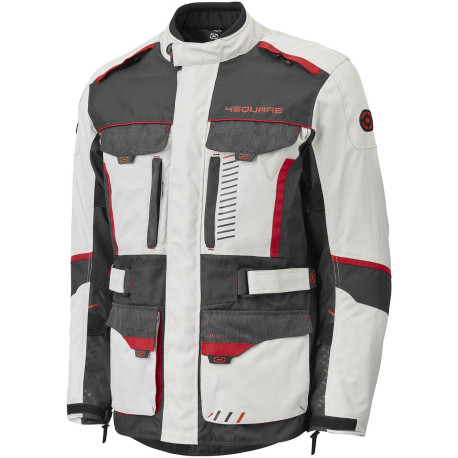 Enduro bunda TRAILER CRAFT, 4SQUARE - pánská (bílá,šedá,červená) 2026