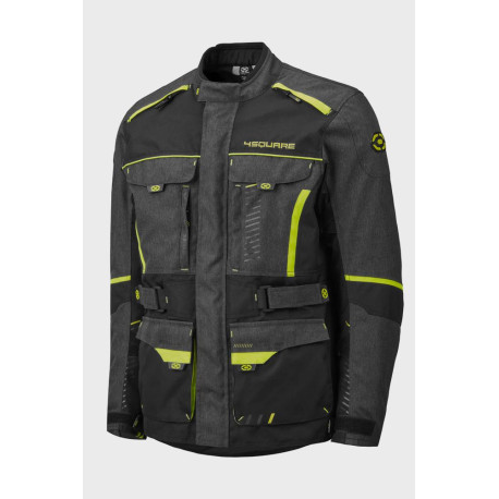 Enduro bunda TRAILER CRAFT, 4SQUARE - pánská (šedá,žlutá fluo) 2026
