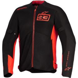 Bunda C-1 AIR MM93 kolekce, ALPINESTARS (červená fluo/červená/černá) 2026
