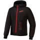 Bunda RADIUM TECH HOODIE, ALPINESTARS (černá/červená) 2026