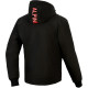 Bunda RADIUM TECH HOODIE, ALPINESTARS (černá/červená) 2026