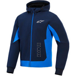 Bunda RADIUM TECH HOODIE, ALPINESTARS (tmavě modrá/modrá) 2026
