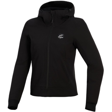 Bunda STELLA RADIUM TECH HOODIE, ALPINESTARS, dámská (černá) 2026
