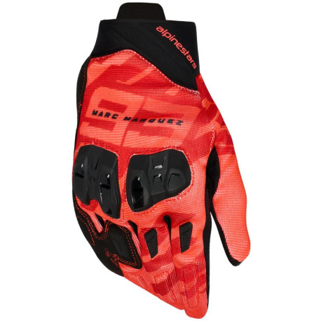Rukavice SP X 1 MM93 kolekce, ALPINESTARS (červená fluo/červená/černá) 2026