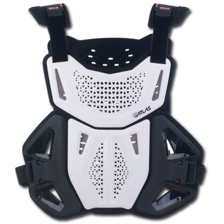 Chránič hrudníku ATLAS DEFENDER II HYBRID Ai CE2 (bílý)