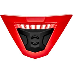 čelní kryt ventilace pro přilby AERO, CASSIDA (červená/černá)