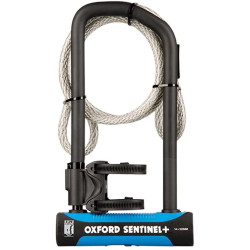 Zámek U profil SENTINEL PRO DUO, OXFORD (177 x 320 mm, vč. lanka 1,2 m/12 mm)