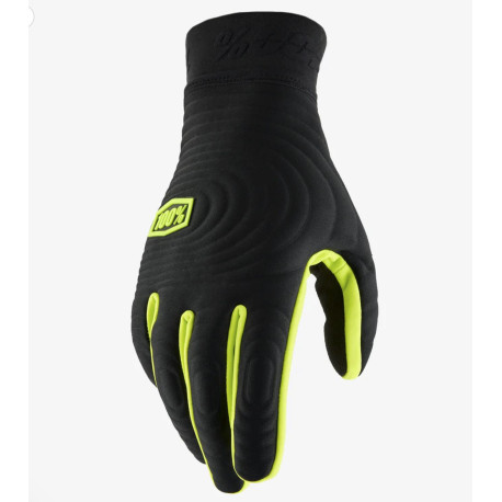 Rukavice BRISKER EXTREME, 100% - USA (fluo žlutá/černá)