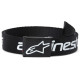 Pásek LINEAR WEB BELT, ALPINESTARS (černá/bílá)
