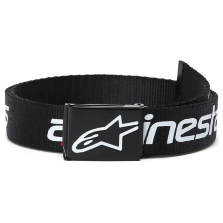 Pásek LINEAR WEB BELT, ALPINESTARS (černá/bílá)