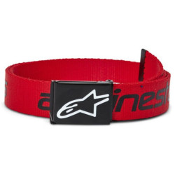 Pásek LINEAR WEB BELT, ALPINESTARS (černá/červená)