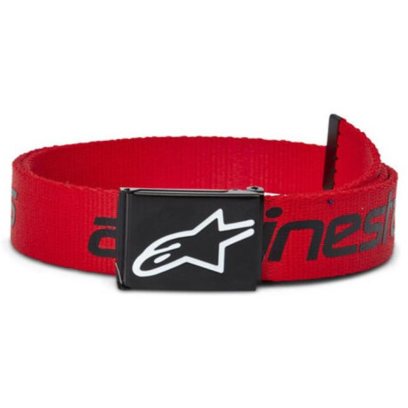Pásek LINEAR WEB BELT, ALPINESTARS (černá/červená)
