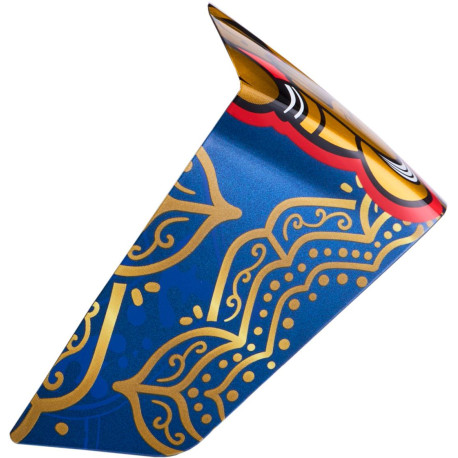 Aerodynamický spoiler pro přilby SUPERTECH R10 MARTHAINATOR racing profil, ALPINESTARS (modrá perleť/zlatá/červená)