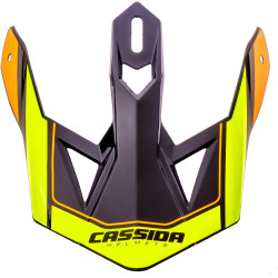 Kšilt pro přilby Cross Pro 2, CASSIDA (žlutá fluo/oranžová/modrá)