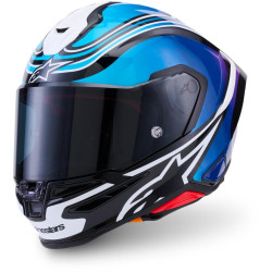 Přilba S-R7 ZEAL, ALPINESTARS (černá/modrá/růžová fluo/bílá) 2026