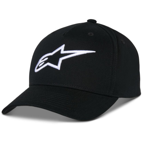 Kšiltovka AGELESS SNAPBACK, ALPINESTARS (černá/bílá)