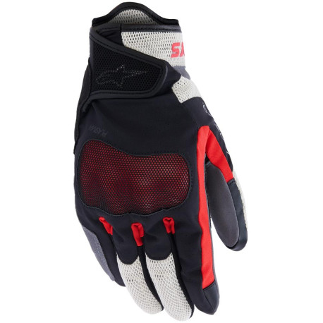 Rukavice MOGRESS AIRFLOW, ALPINESTARS (černá/krémová/červená) 2026