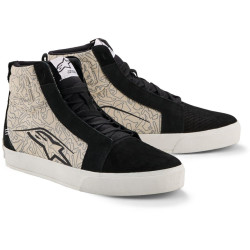 Boty RIDE-63 CANVAS, ALPINESTARS (černá/světle šedá/bílá) 2026