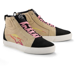 Boty RIDE-63 CANVAS, ALPINESTARS (krémová/černá/bílá) 2026