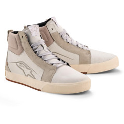Boty RIDE-63 LEATHER, ALPINESTARS (bílá off white/šedá/hnědá) 2026
