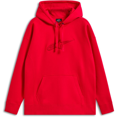 Mikina EMERGENT OVERSIZED HOODIE, ALPINESTARS (červená)