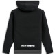 Mikina PARALLEL HOODIE, ALPINESTARS (černá/šedá)
