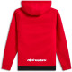 Mikina PARALLEL HOODIE, ALPINESTARS (červená/černá)