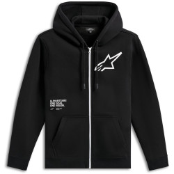 Mikina TRANSVERSE HOODIE, ALPINESTARS (černá)