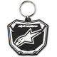 Klíčenka PLATE, ALPINESTARS (černá/bílá)