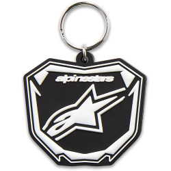 Klíčenka PLATE, ALPINESTARS (černá/bílá)