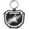Klíčenka PLATE, ALPINESTARS (černá/bílá)