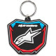 Klíčenka PLATE, ALPINESTARS (černá/modrá/červená)