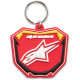 Klíčenka PLATE, ALPINESTARS (červená/žlutá fluo/černá)