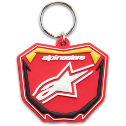 Klíčenka PLATE, ALPINESTARS (červená/žlutá fluo/černá)