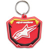 Klíčenka PLATE, ALPINESTARS (červená/žlutá fluo/černá)