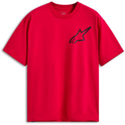 Triko ONE OVERSIZED CSF, ALPINESTARS (červená)